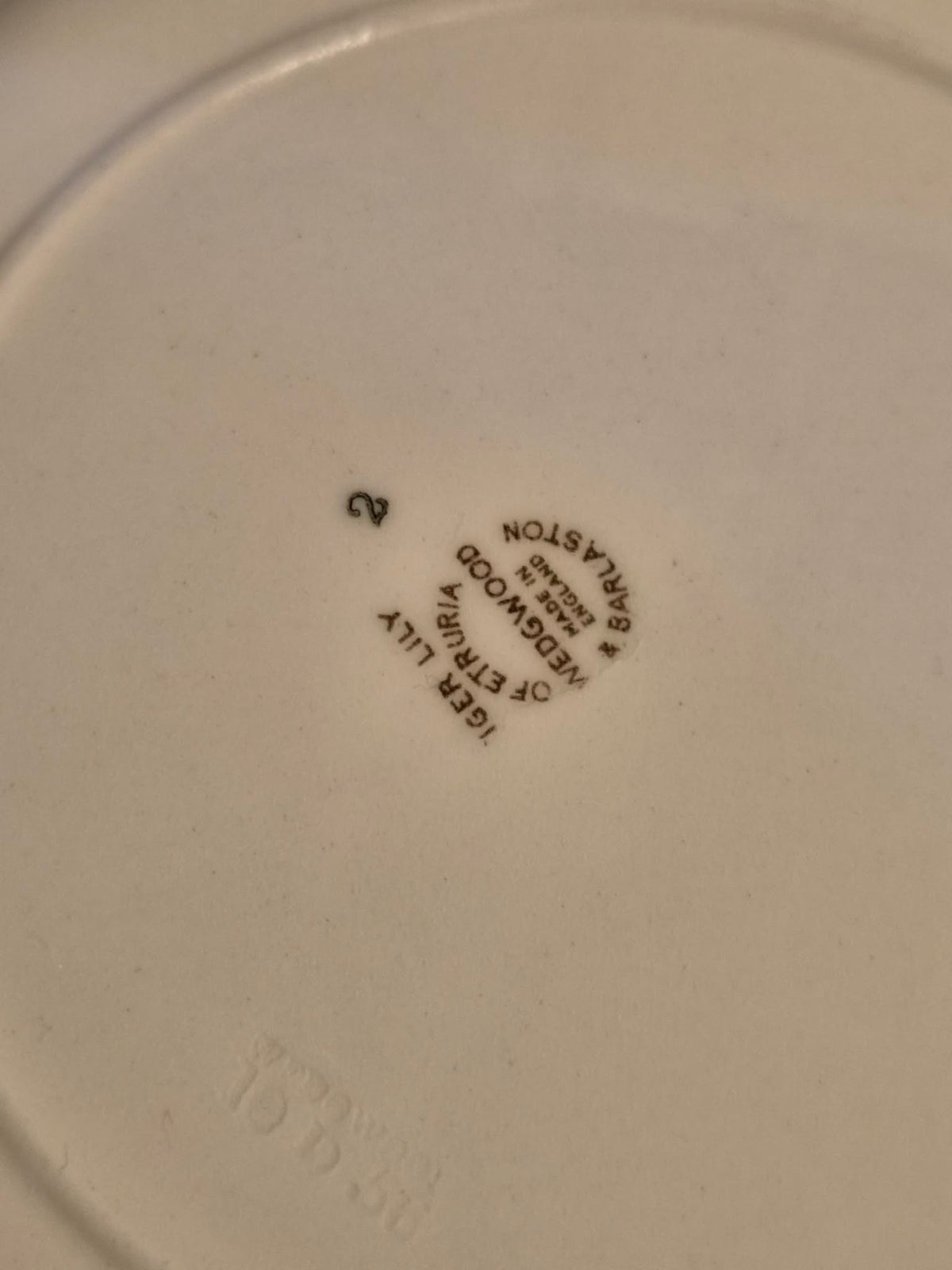 Vintage Wedgwood Tiger Lily of Etruria Condiment Set with Tray