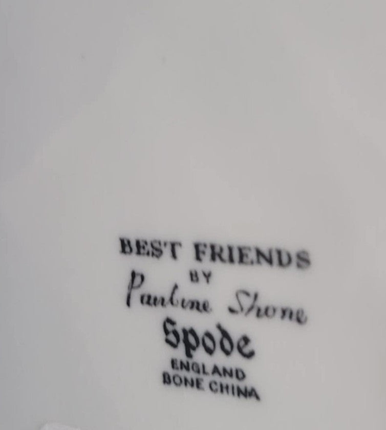 SPODE PAULINE SHONE best friends boy and his dog 8" collie sheltie figurine