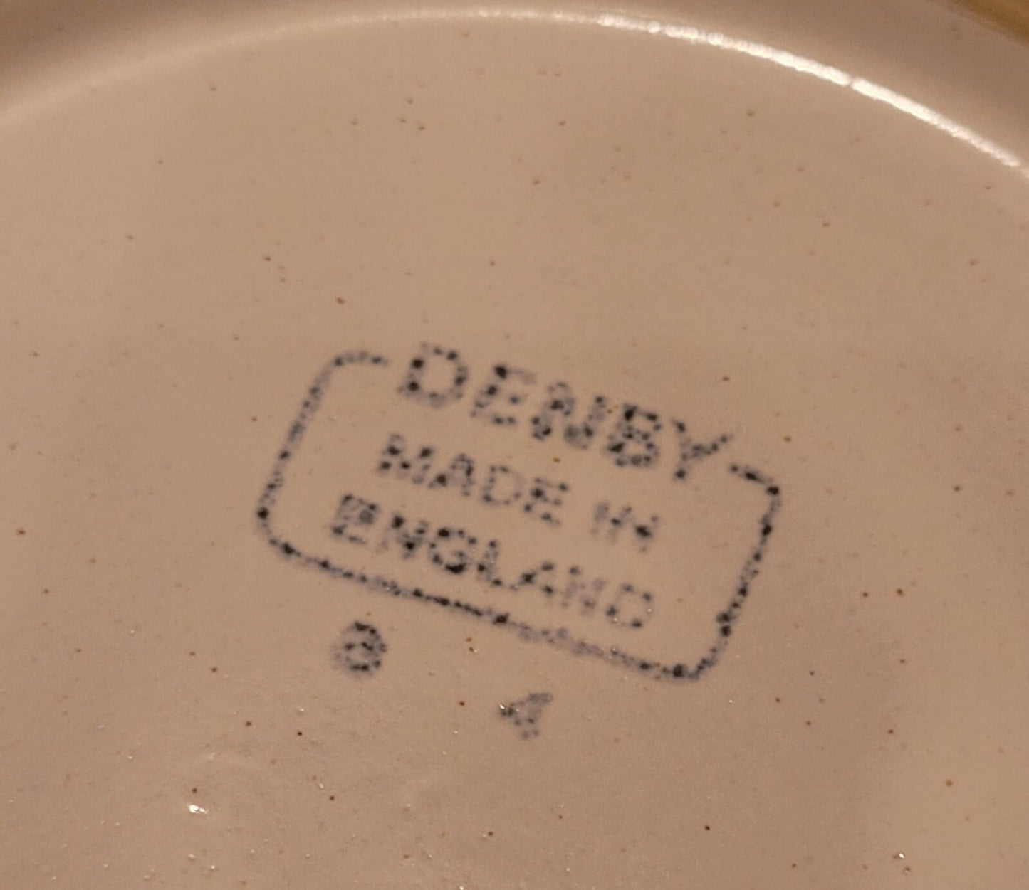 Denby Troubadour Coffee Pot 2.25 Pints Stoneware Vintage British
