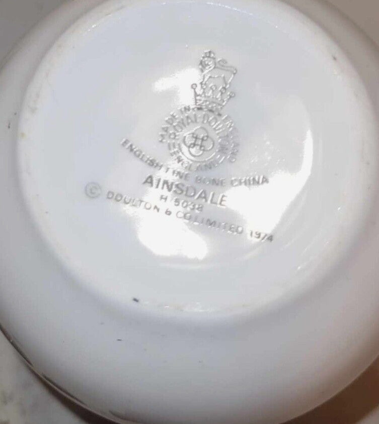 Royal Doulton Ainsdale Milk Jug creamer floral Fine Bone China England