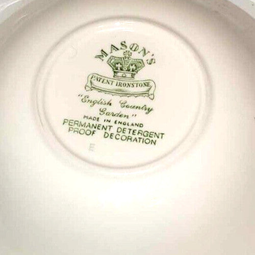 2x Masons ironstone English Country Garden tea side plates 6.25"