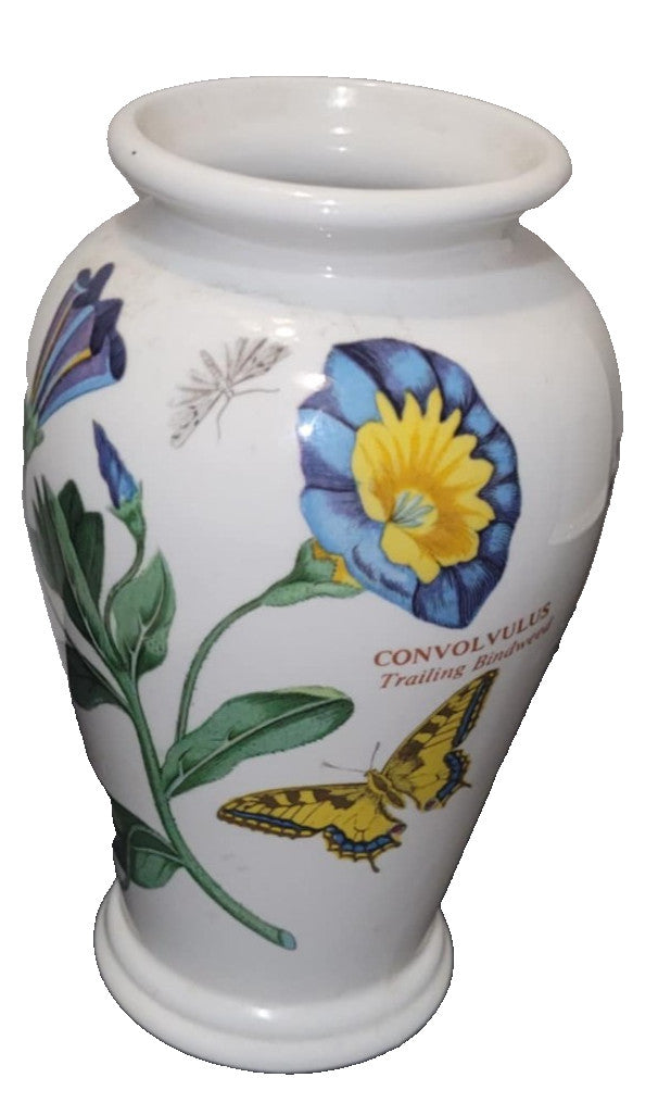 Portmeirion Botanic Garden Convolvulus  5.25'' Canton Vase older backstamp