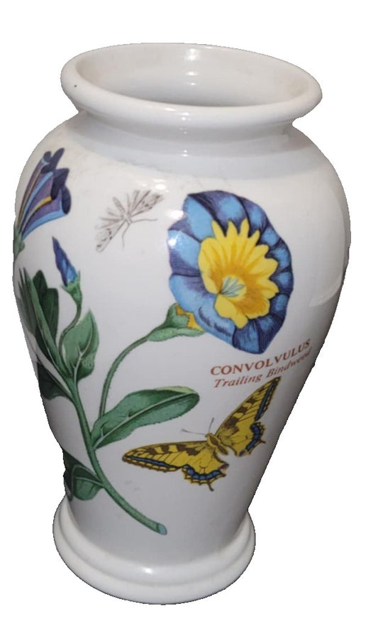 Portmeirion Botanic Garden Convolvulus  5.25'' Canton Vase older backstamp