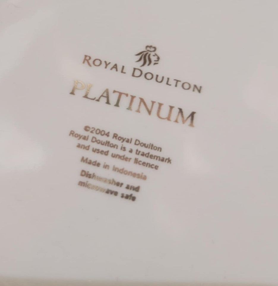 Royal Doulton Platinum creamer milk jug 2004