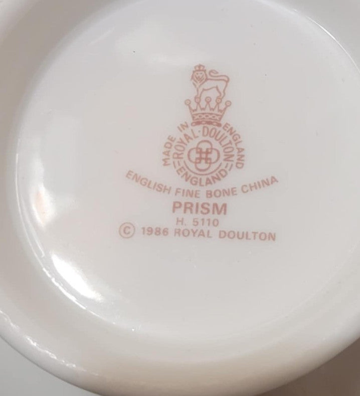 Royal doulton prism open sugar bowl