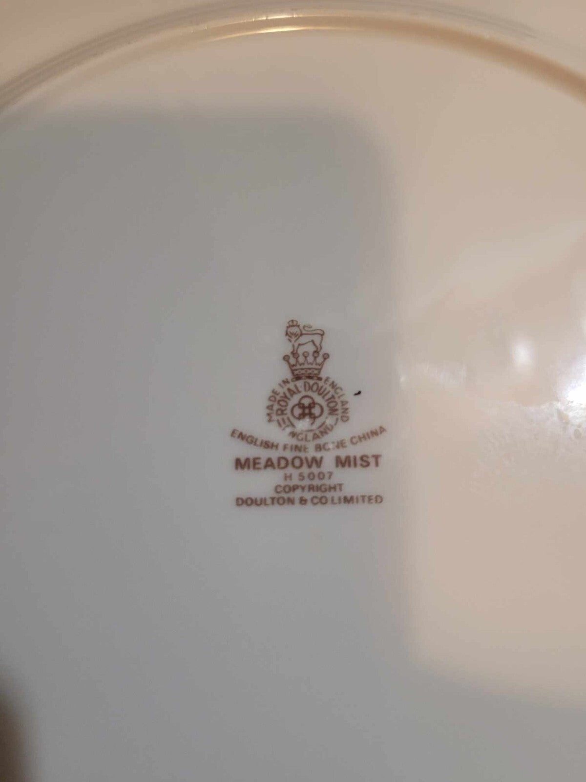 2x Royal Doulton Meadow Mist side Plates bone china England 6.5"