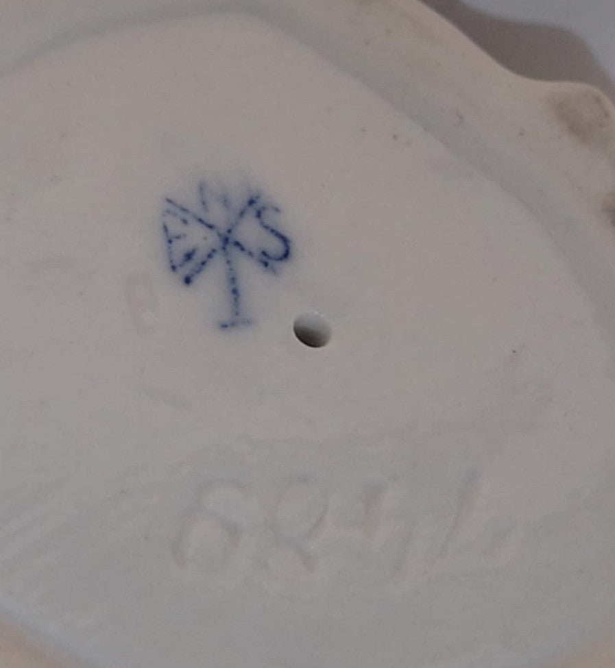 Vintage Karl Ens ENS Porcelain Grey Wagtail Bird Figurine German Mid Century