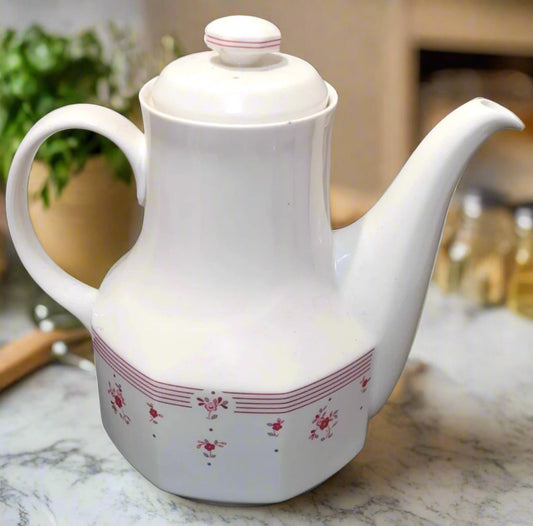 Vintage Royal Doulton Calico Red coffee Pot