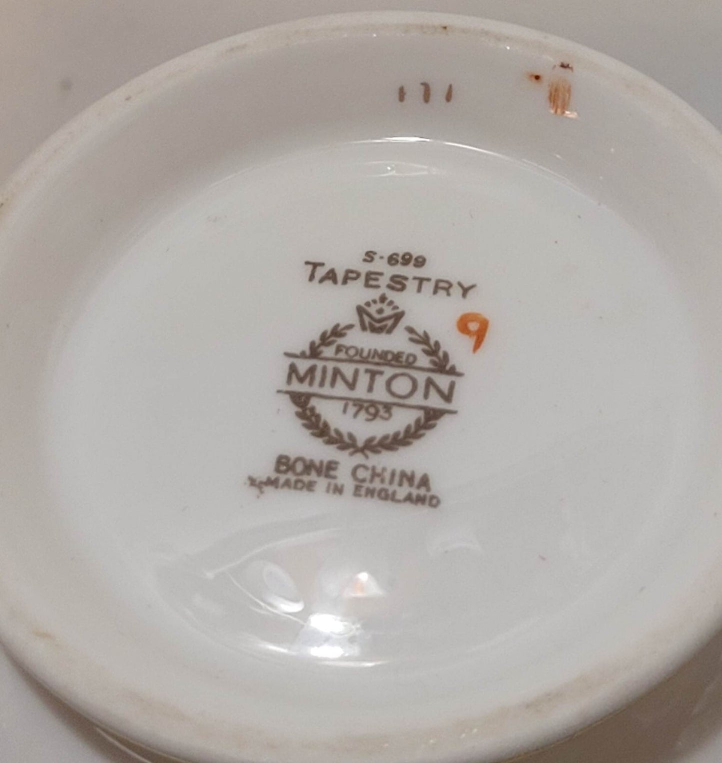 Minton Tapestry open sugar bowl tea bone china England