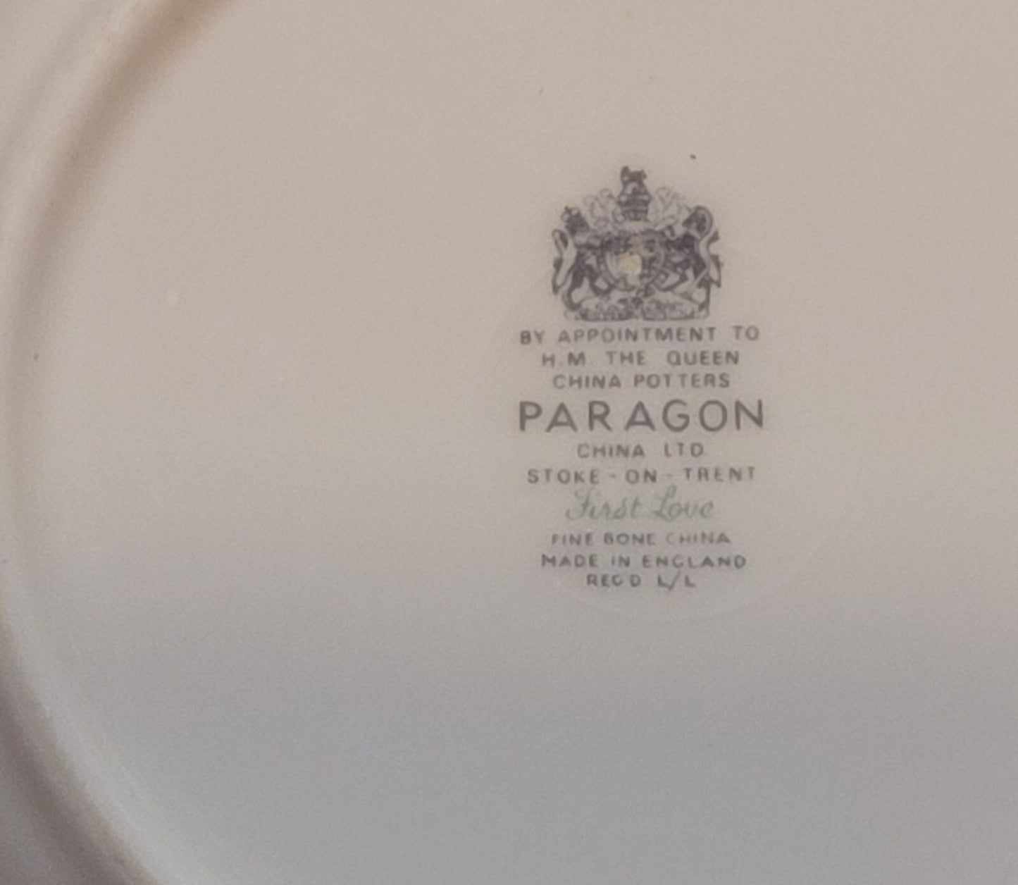 Royal Albert Paragon first Love bone china fruit saucers 5.25" x3