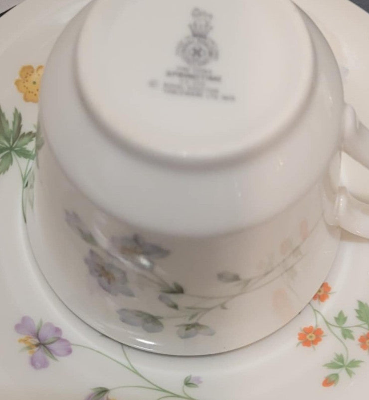 Royal Doulton Springtime Cup Coffee Tea Vintage Fine China 1975 England