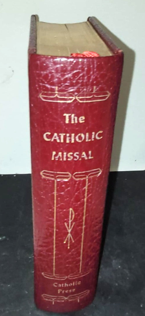 Missal Roman Catholic  Mass 1958 Red Leather boxed and The new liturgy book USA