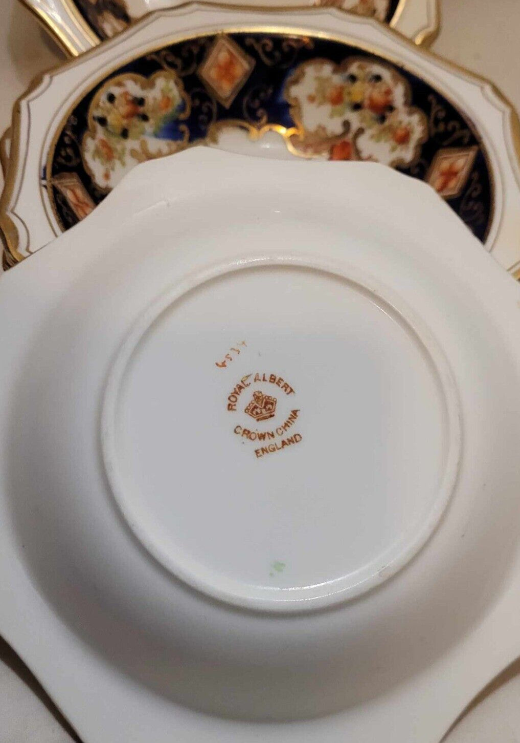 4x Royal Albert HEIRLOOM Imari crown china dessert cereal bowls fruit dishes