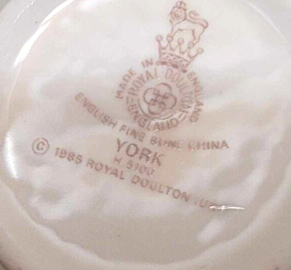 Royal Doulton York coffee Cup and saucer duo First Quality demi tasse