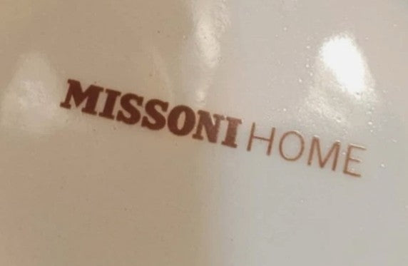 Ginori Missoni bianco nero series creamer milk jug monchrome abstract