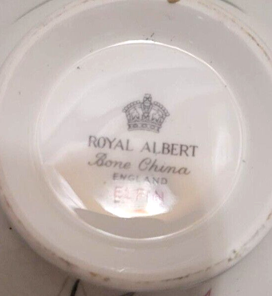 ROYAL ALBERT ELFIN sugar bowl for coffee set bone china England