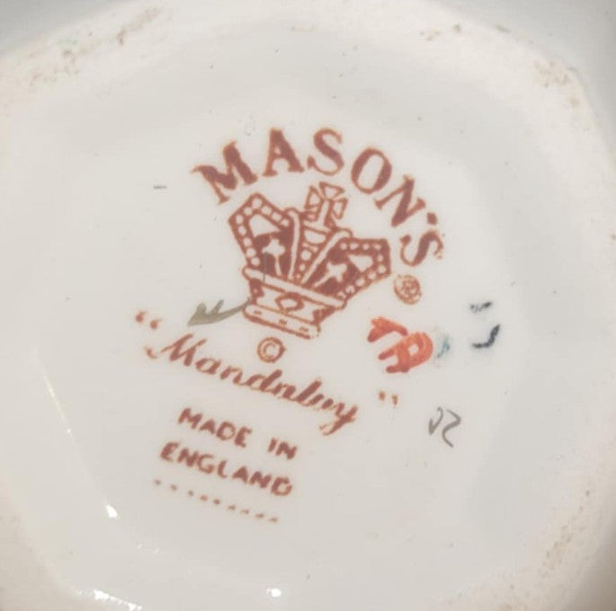Mason Ironstone Mandalay Blue Small Hydra Jug 11cm
