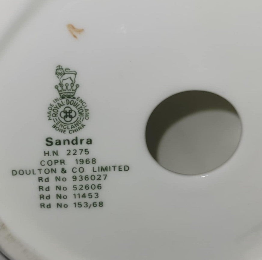 Vintage Royal Doulton Yellow Bone China Sandra Figurine By Peggy Davies HN2275