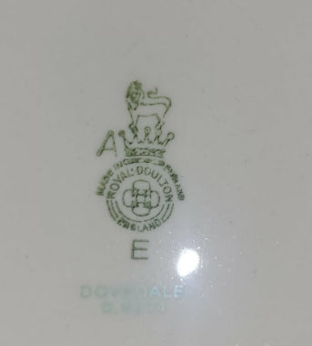 Set of 5 Vintage Royal Doulton Dovedale D6274 10" Dinner Plates