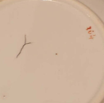 Attributed H&R Daniel Early 19th-Century Porcelain Cup & Saucer