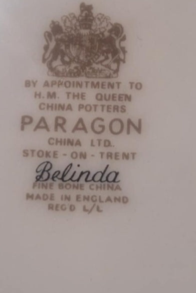 Additional reference photograph for Paragon Belinda eared cake plate