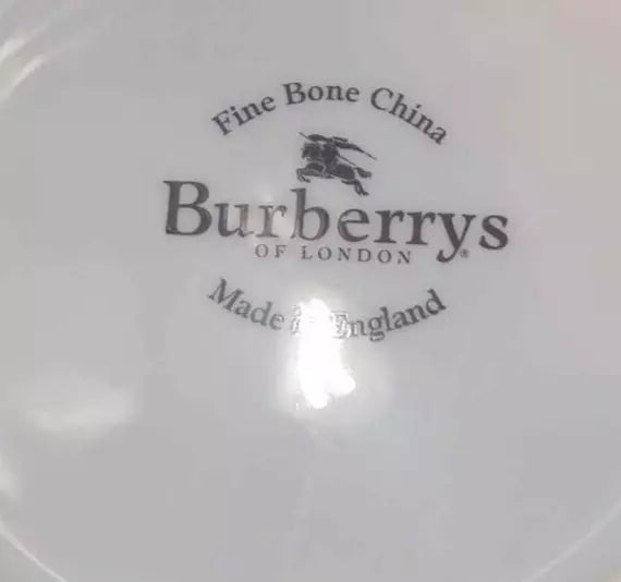 Burberry London Vintage Special Edition Tea Pot Made In England bone china
