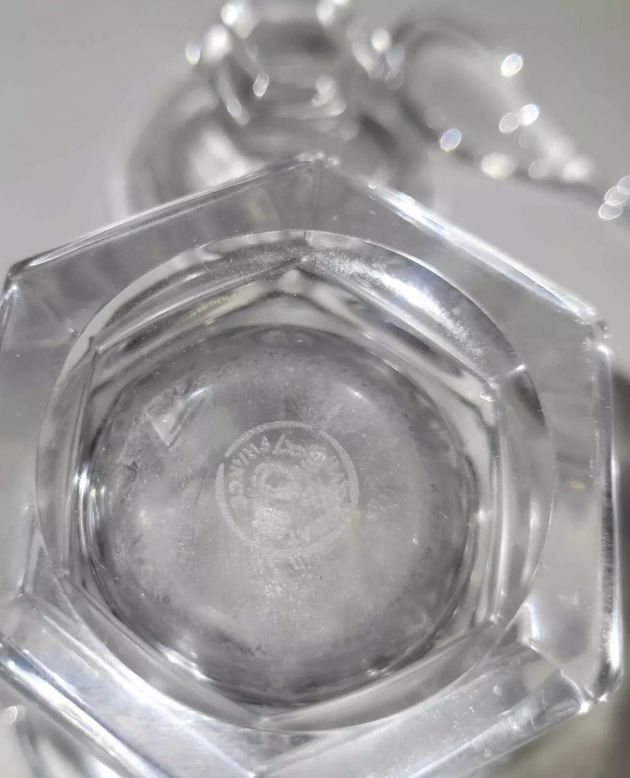 Baccarat Crystal Bretagne jelly jam Mustard Condiment Spice Jar Lid Spoon 4.5"h