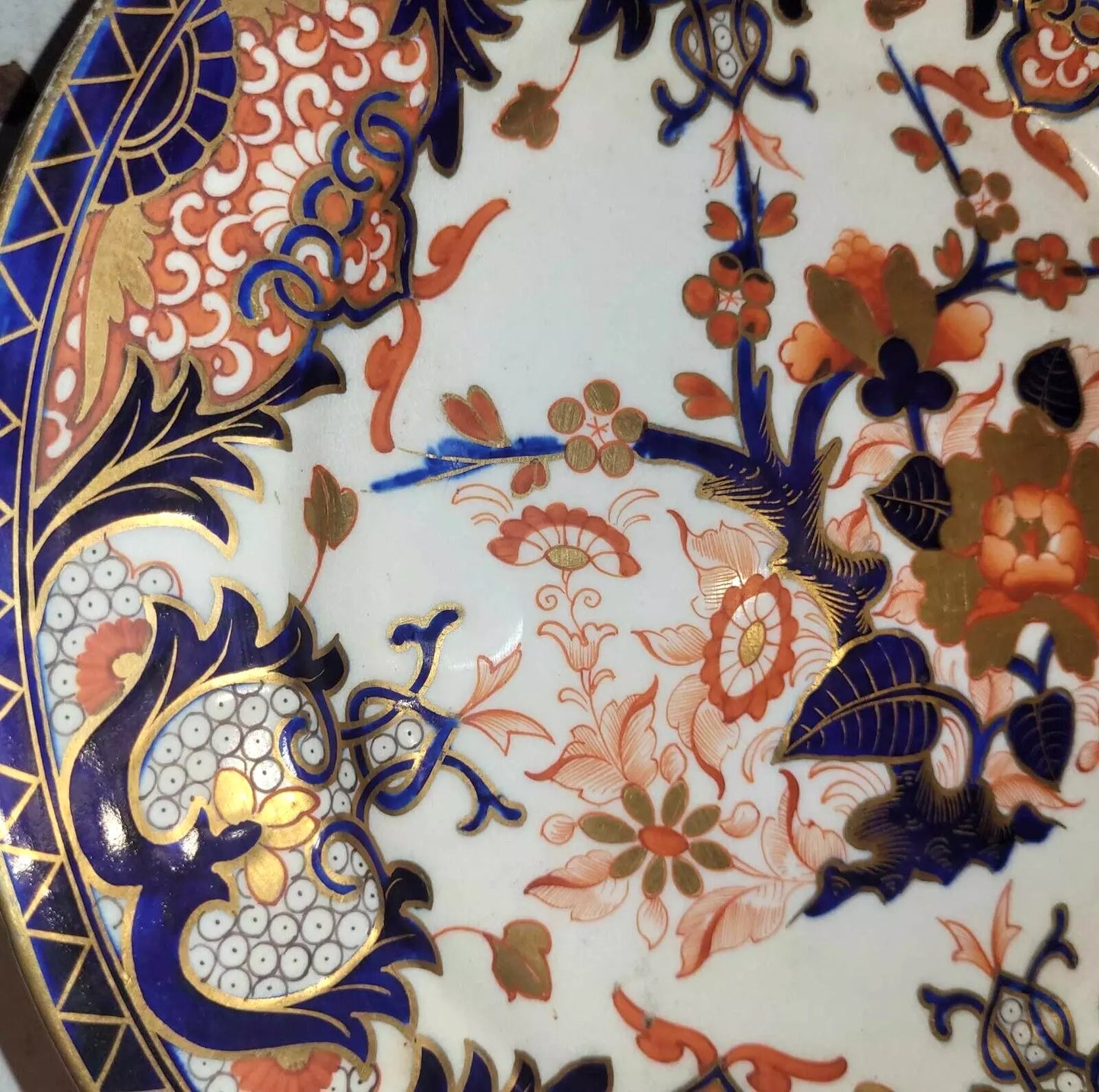 6 CROWN DERBY duesbury Kings Pattern dinner Plates c1810 hand painted Georgian