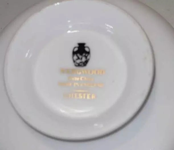 wedgwood chester coffee pot green & gold bone china