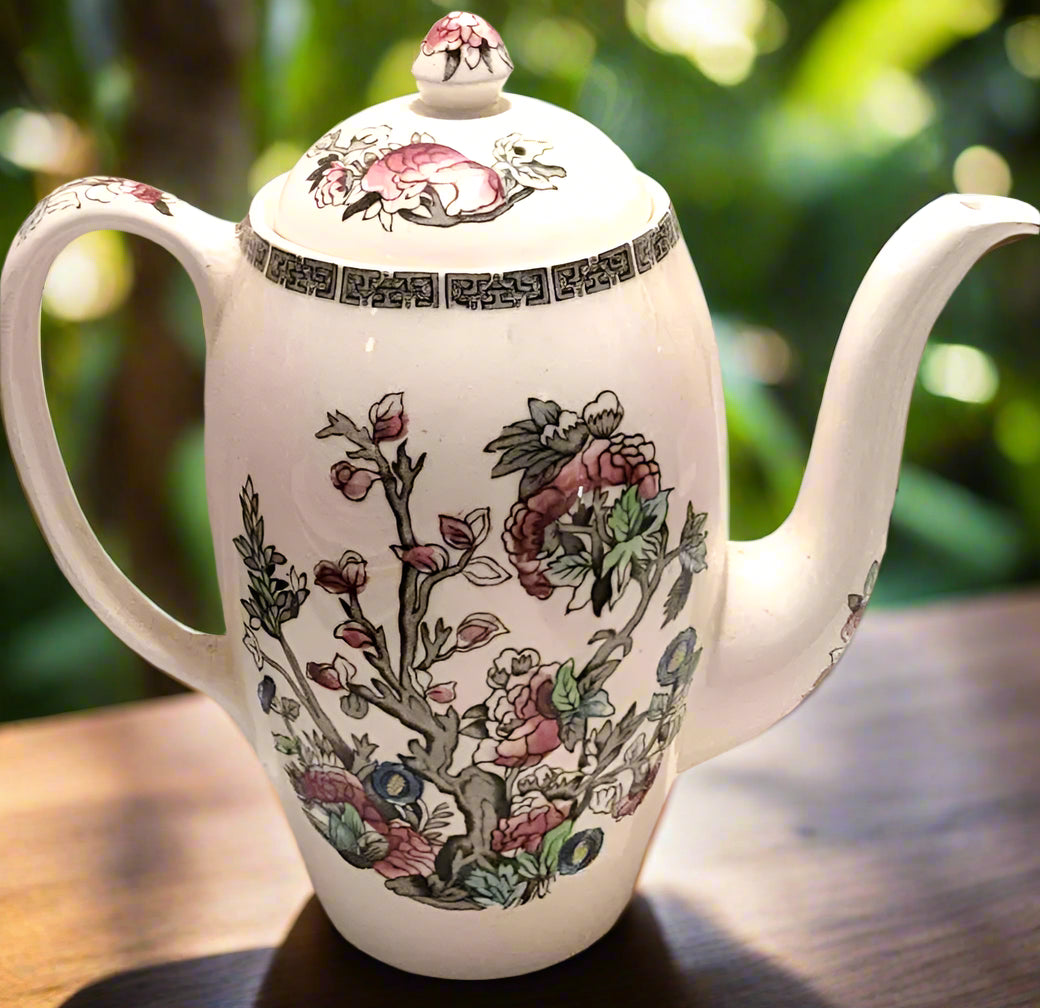 coffee pot Indian Tree Johnson Brothers England