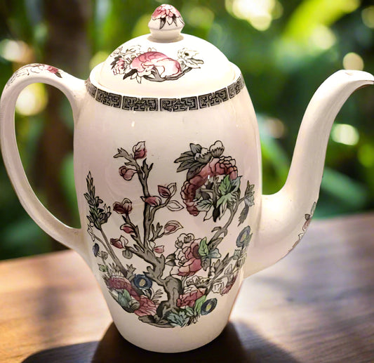 coffee pot Indian Tree Johnson Brothers England