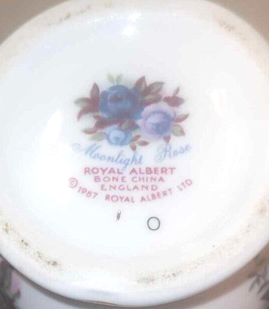 ROYAL ALBERT MOONLIGHT ROSE BUD VASE 8" STEM VASE