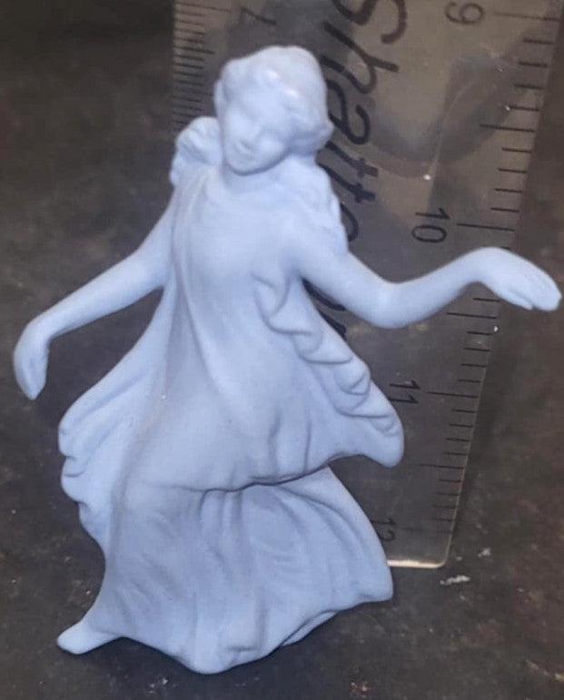 Wedgwood blue Jasperware Figure / Figurine Dancing Hours miniature