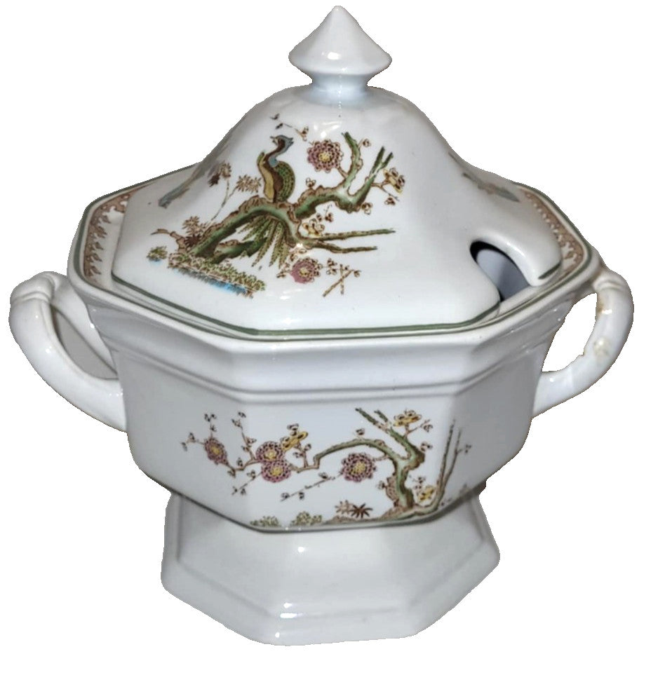 WEDGWOOD OLD CHELSEA small lidded tureen sauce serving bowl dish