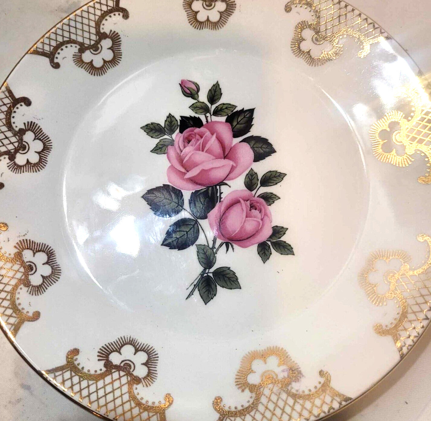 Swinnertons / meakin studio 18pc Pink Rose gold China Tea Set miltary issue 1966