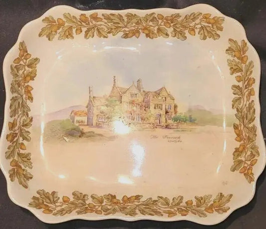 Royal Doulton Old English Inns the peacock 8.5" serving tray Australian reg