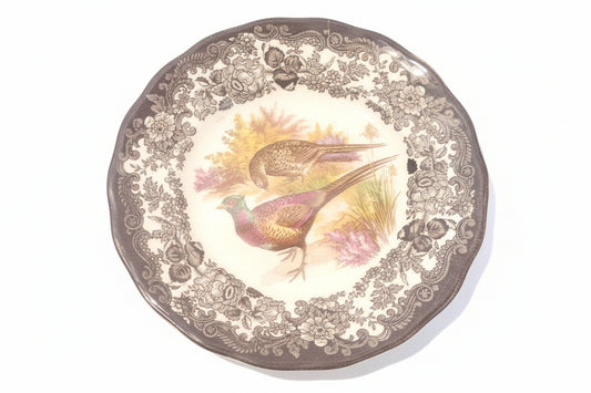 Royal Worcester Game Series Palissy plate tea side 6" pheasant