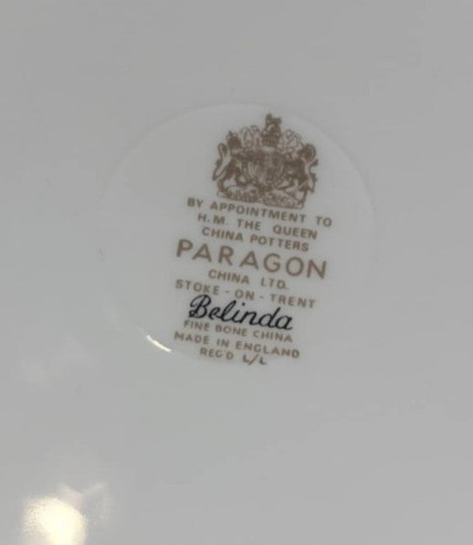 Royal Albert Paragon belinda  Bone China Tea Cup & Saucer floral