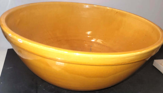 c1910 brannam barum ware pottery bowl planter arts & crafts for liberty & co 13"