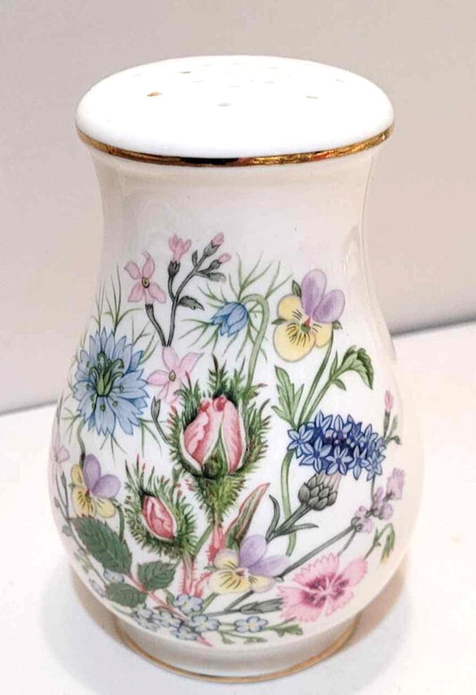 Aynsley Wild Tudor  Fine Bone China Sugar Shaker sifter salt pepper
