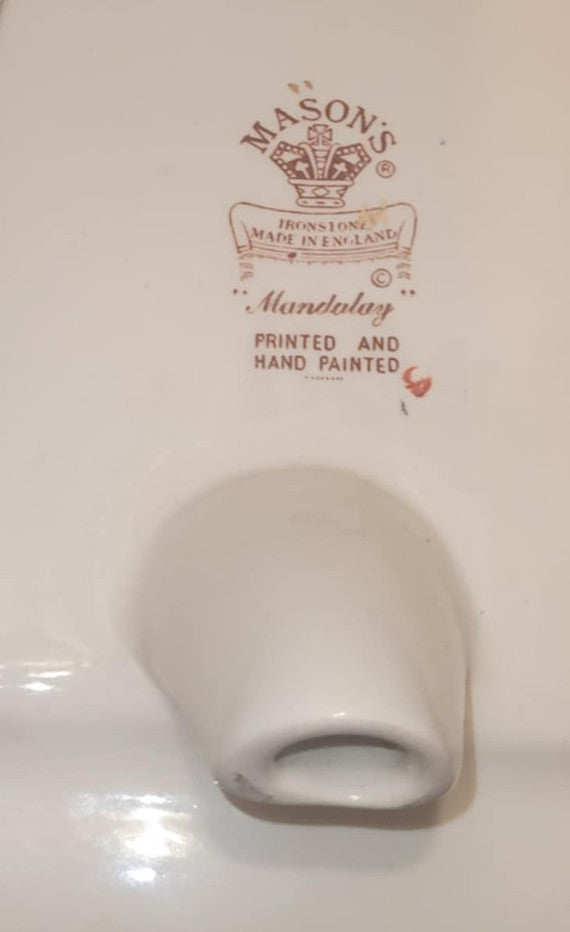 Vintage MASON'S IRONSTONE MANDALAY OVAL PICTURE FRAME 6"