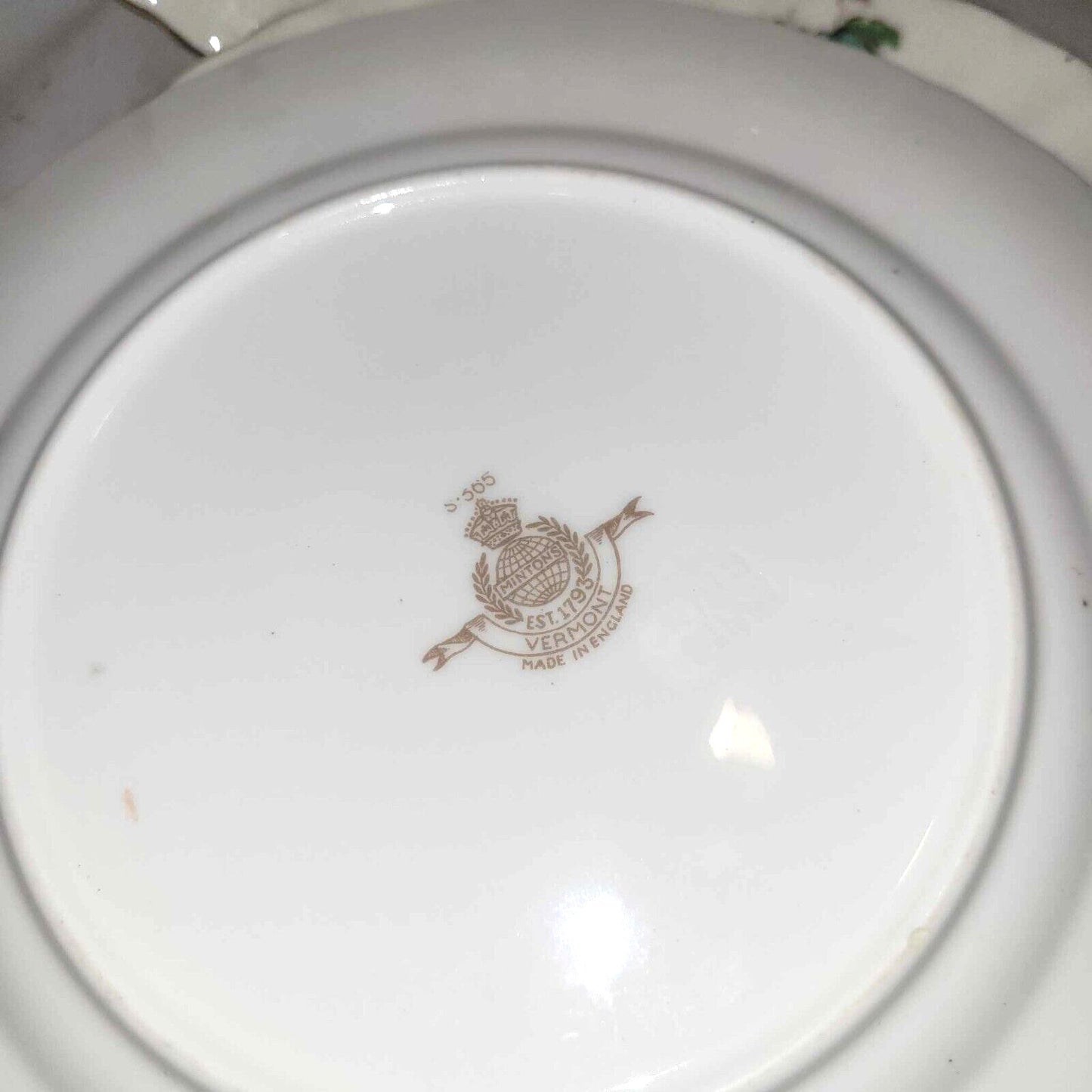 6x Minton Vermont salad dessert plates 8" bone china England