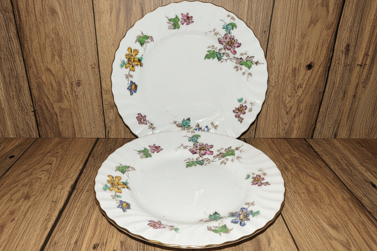 6x Minton Vermont salad dessert plates 8" bone china England