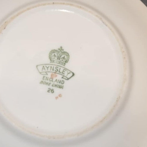 Aynsley Orchard Gold Pin Dish coaster 10cm
