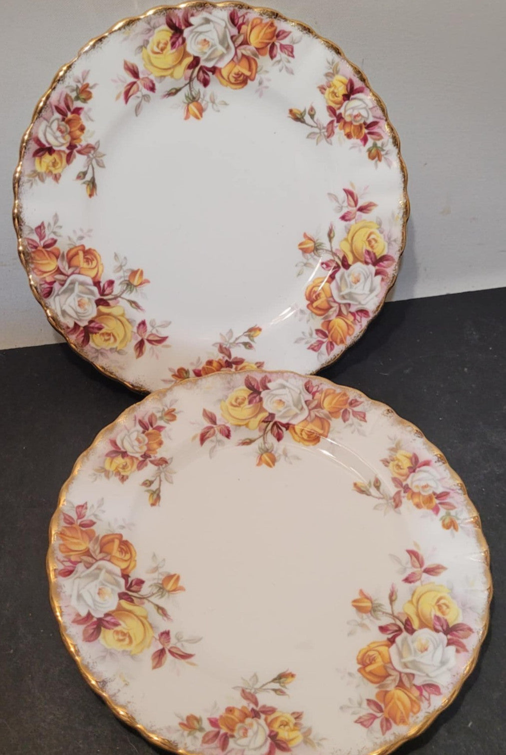 2x Royal Albert Lenora 6 3/8" tea side plates