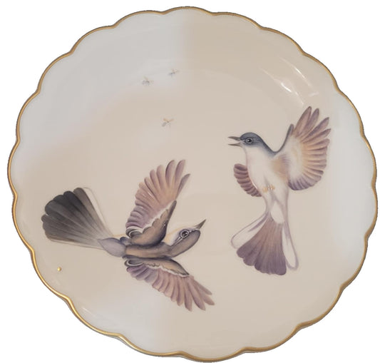 Royal Worcester THE BIRDS OF DOROTHY DOUGHTY blue grey gnatcatchers plate