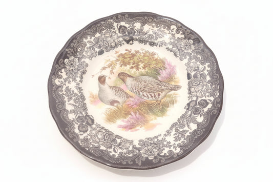 Royal Worcester Game Series Palissy plate tea side 6" grouse