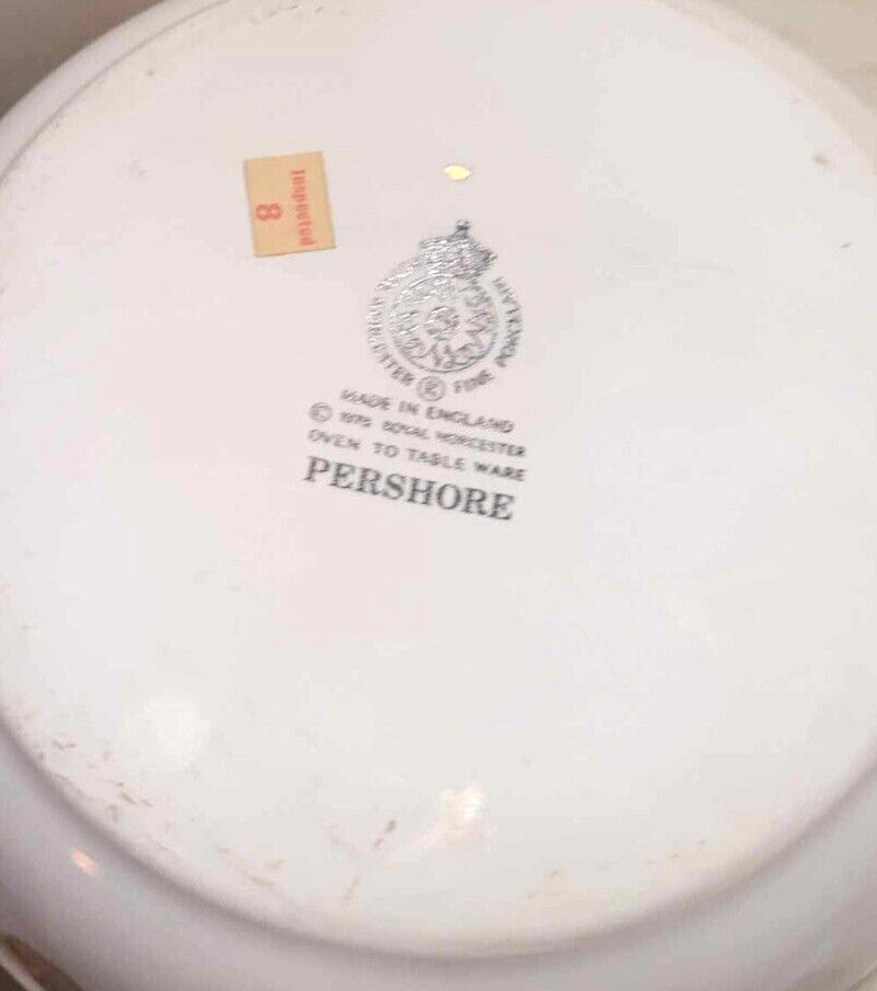 Royal Worcester Pershore  Casserole lidded tureen 8" oven to table