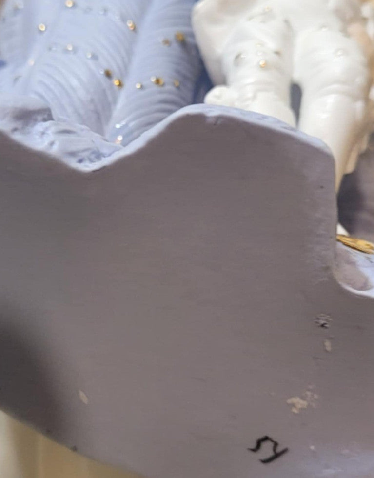 Antique German Bisque Spill Vases Pair of Figural Boy  Girl Art Nouveau Hertwig?