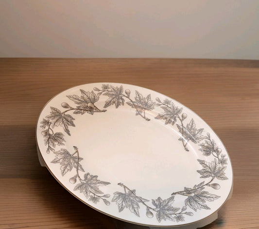WEDGWOOD ASHFORD 15.25" OVAL MEAT SERVING PLATE PLATTER